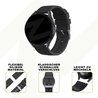 Bandz Bandz Amazfit Balance Silikonarmband 'Deluxe' (Schwarz) Bandz Bandz Amazfit Balance Silikonarmband 'Deluxe' (Schwarz)