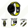 Bandz Bandz Coros Apex 46mm Sportarmband 'Deluxe' (Schwarz/Gelb) Bandz Bandz Coros Apex 46mm Sportarmband 'Deluxe' (Schwarz/Gelb)