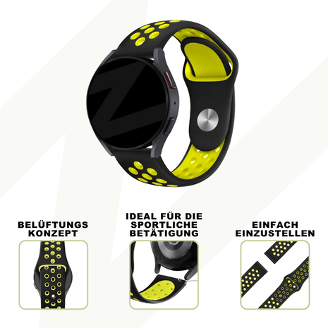 Bandz Bandz Polar Grit X Sport Armband 'Deluxe' (Schwarz/Gelb) Bandz Bandz Polar Grit X Sport Armband 'Deluxe' (Schwarz/Gelb)
