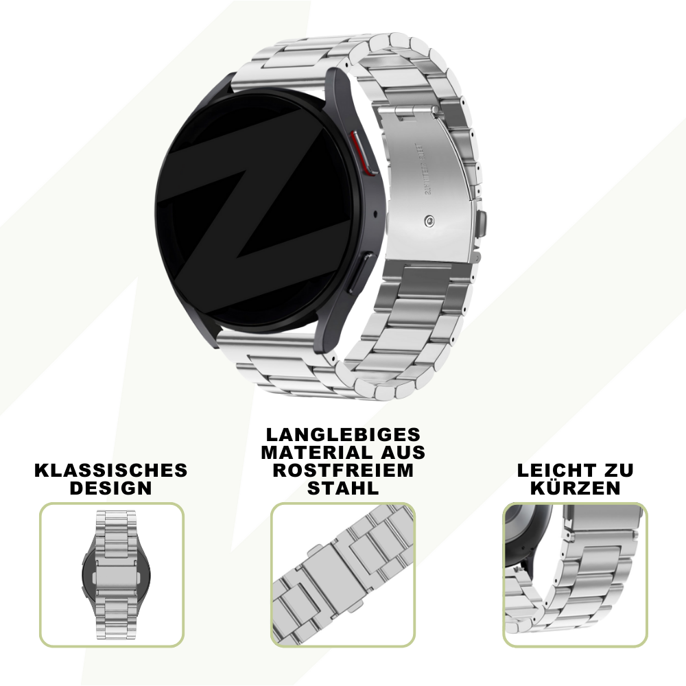 Bandz Bandz Redmi Watch 5 Lite Stahlarmband 'Classic' (Silber) Bandz Bandz Redmi Watch 5 Lite Stahlarmband 'Classic' (Silber)