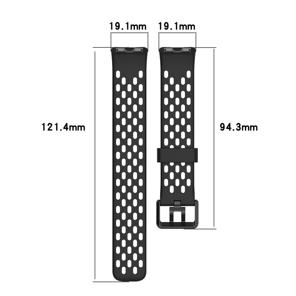 Strap-it® Strap-it Huawei Band 9 Silikon-Air-Armband (Schwarz) Strap-it® Strap-it Huawei Band 9 Silikon-Air-Armband (Schwarz)