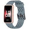 Strap-it® Strap-it Huawei Band 10 Silikon-Air-Armband (Graublau) Strap-it® Strap-it Huawei Band 10 Silikon-Air-Armband (Graublau)