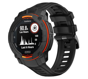 Strap-it® Garmin Instinct 3 - 45mm Silikonarmband 'Perfect Fit' (Schwarz) Strap-it® Garmin Instinct 3 - 45mm Silikonarmband 'Perfect Fit' (Schwarz)