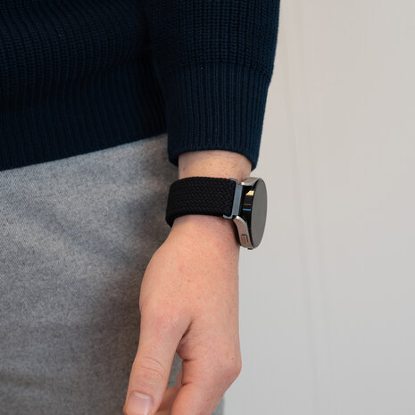 Bandz Bandz Amazfit Bip 6 geflochtenes Nylon Armband (Schwarz) Bandz Bandz Amazfit Bip 6 geflochtenes Nylon Armband (Schwarz)