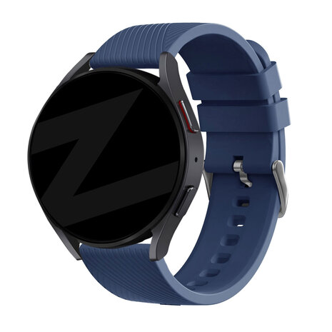 Bandz Bandz Amazfit Bip 6 Silikonarmband 'Deluxe' (Dunkelblau)