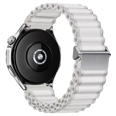 Strap-it® Strap-it Amazfit Bip 6 Outdoor Nylon Armband (Grau)