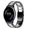 Strap-it® Strap-it Amazfit Bip 6 Stahlarmband (Schwarz/Silber) Strap-it® Strap-it Amazfit Bip 6 Stahlarmband (Schwarz/Silber)