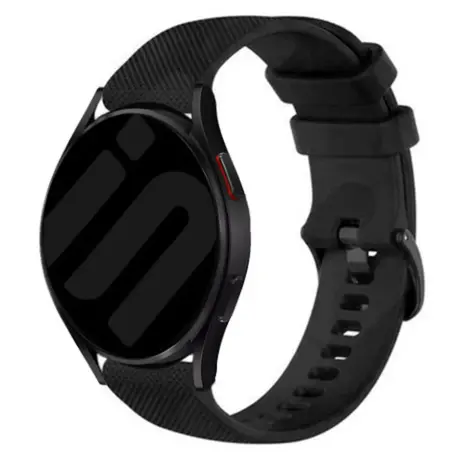 Strap-it® Strap-it Amazfit Bip 6 luxus Silikonarmband (Schwarz) Strap-it® Strap-it Amazfit Bip 6 luxus Silikonarmband (Schwarz)