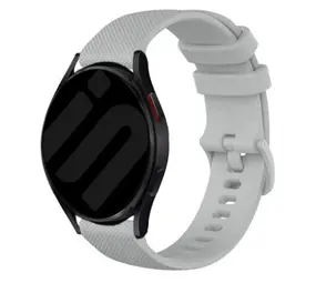 Strap-it® Amazfit Bip 6 luxus Silikonarmband (Grau) Strap-it® Amazfit Bip 6 luxus Silikonarmband (Grau)