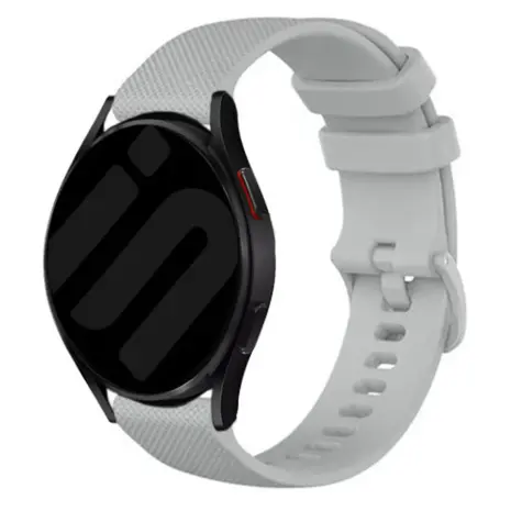 Strap-it® Strap-it Amazfit Bip 6 luxus Silikonarmband (Grau)