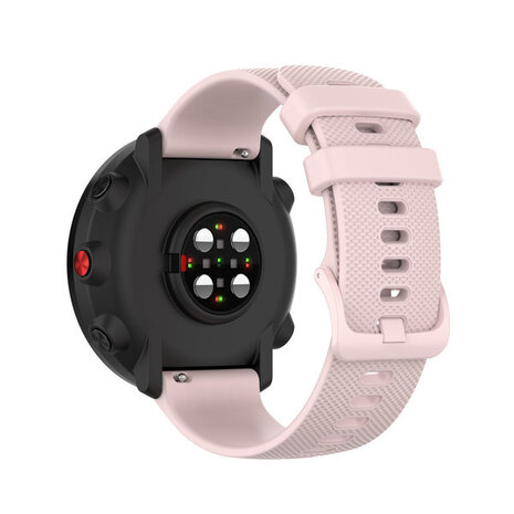 Strap-it® Strap-it Amazfit Bip 6 luxus Silikonarmband (Rosa)