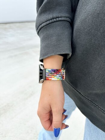Strap-it® Strap-it Amazfit Bip 6 verstellbares gewebtes Band (Bunt) Strap-it® Strap-it Amazfit Bip 6 verstellbares gewebtes Band (Bunt)