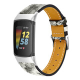 Strap-it® Fitbit Charge 5 Modern Lederarmband (Snake) Strap-it® Fitbit Charge 5 Modern Lederarmband (Snake)