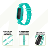 Bandz Bandz Fitbit Ace 3 Silikon Armband 'Klassisch' (Aqua) Bandz Bandz Fitbit Ace 3 Silikon Armband 'Klassisch' (Aqua)