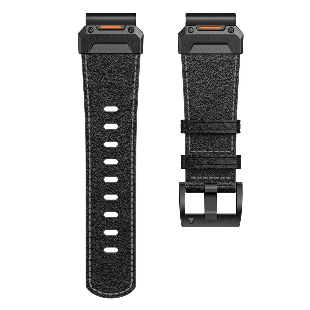 Strap-it® Strap-it Garmin Fenix 8 - 47mm Genuine Lederarmband (Schwarz) Strap-it® Strap-it Garmin Fenix 8 - 47mm Genuine Lederarmband (Schwarz)