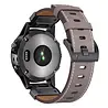Strap-it® Strap-it Garmin Forerunner 945 Genuine Lederarmband (Grau) Strap-it® Strap-it Garmin Forerunner 945 Genuine Lederarmband (Grau)