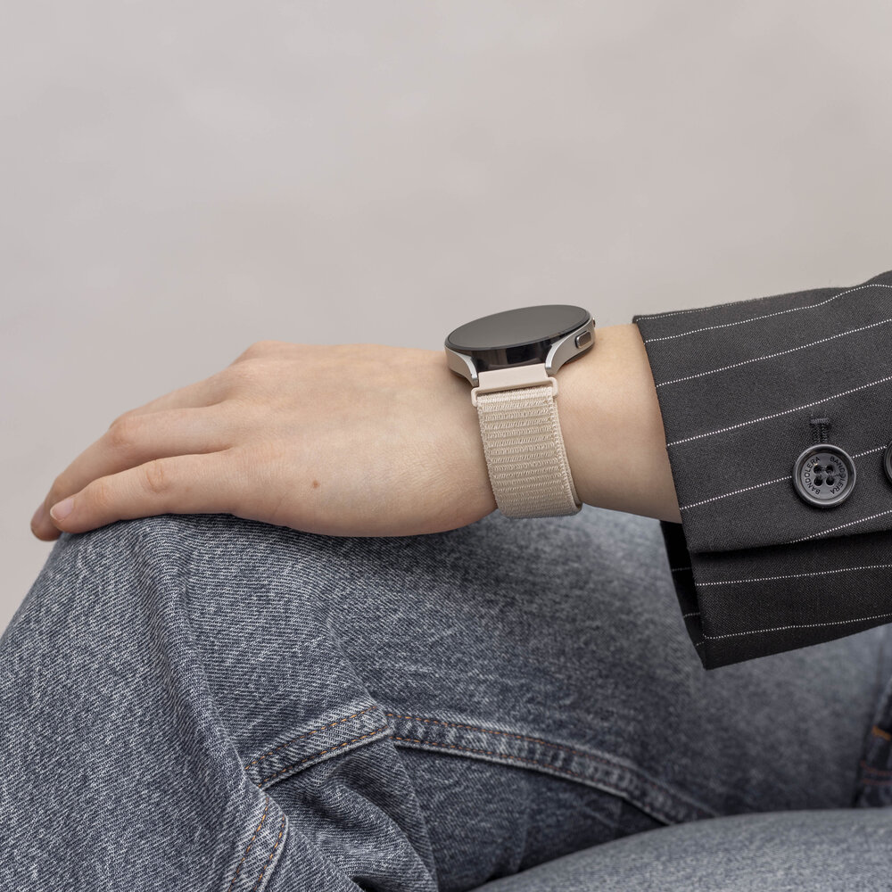 Strap-it® Strap-it Samsung Galaxy Watch 5 - 40mm Nylon Armband (Polarstern) Strap-it® Strap-it Samsung Galaxy Watch 5 - 40mm Nylon Armband (Polarstern)
