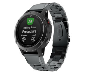 Strap-it® Garmin MARQ Stahlarmband (Schwarz) Strap-it® Garmin MARQ Stahlarmband (Schwarz)