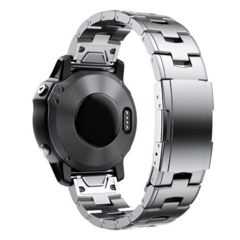 Strap-it® Strap-it Garmin MARQ Titanarmband (Silber)