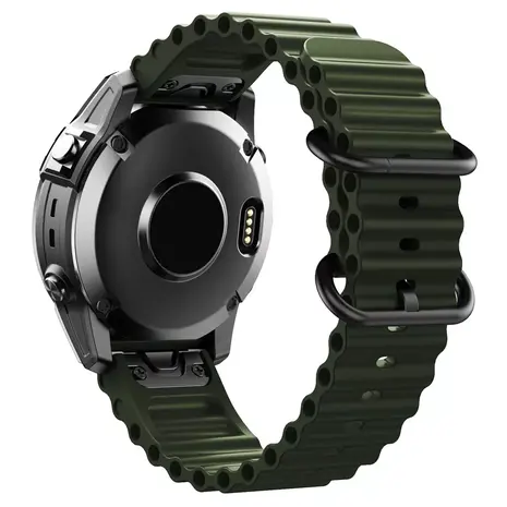 Strap-it® Strap-it Garmin MARQ Ocean Armband (Armeegrün)