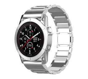 Strap-it® Garmin MARQ magnetisches Titanarmband (Silber) Strap-it® Garmin MARQ magnetisches Titanarmband (Silber)