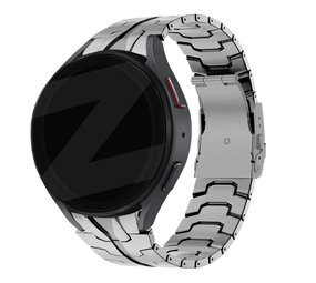 Bandz Bandz Samsung Galaxy Watch 4 44mm Stahlarmband 'Iron' (Silber) Bandz Bandz Samsung Galaxy Watch 4 44mm Stahlarmband 'Iron' (Silber)