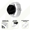 Bandz Bandz Amazfit GTS 4 Silikonarmband mit Blumenmuster (Weiß) Bandz Bandz Amazfit GTS 4 Silikonarmband mit Blumenmuster (Weiß)