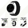 Strap-it® Bandz Garmin Fenix E Nylon Loop Armband (Schwarz) Strap-it® Bandz Garmin Fenix E Nylon Loop Armband (Schwarz)