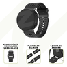 Bandz Bandz Garmin Forerunner 735xt Silikon Armband 'Deluxe' (Schwarz) Bandz Bandz Garmin Forerunner 735xt Silikon Armband 'Deluxe' (Schwarz)