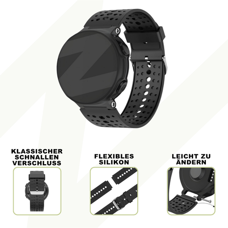 Bandz Bandz Garmin Forerunner 235 Silikon Armband 'Classic' (Schwarz) Bandz Bandz Garmin Forerunner 235 Silikon Armband 'Classic' (Schwarz)