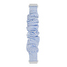 Strap-it® Strap-it Polar Ignite 2 Scrunchie Armband (Blauer Streifen) Strap-it® Strap-it Polar Ignite 2 Scrunchie Armband (Blauer Streifen)