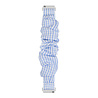 Strap-it® Strap-it Polar Ignite 2 Scrunchie Armband (Blauer Streifen) Strap-it® Strap-it Polar Ignite 2 Scrunchie Armband (Blauer Streifen)