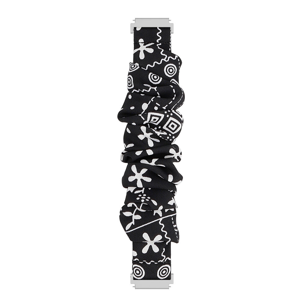Strap-it® Strap-it Polar Ignite 3 Scrunchie Armband (Schwarz meliert) Strap-it® Strap-it Polar Ignite 3 Scrunchie Armband (Schwarz meliert)