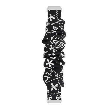Strap-it® Strap-it Polar Ignite 3 Scrunchie Armband (Schwarz meliert) Strap-it® Strap-it Polar Ignite 3 Scrunchie Armband (Schwarz meliert)