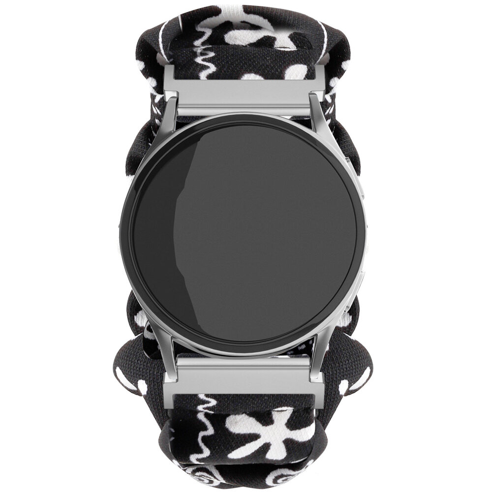 Strap-it® Strap-it Samsung Galaxy Watch FE Scrunchie Armband (Schwarz Mischung) Strap-it® Strap-it Samsung Galaxy Watch FE Scrunchie Armband (Schwarz Mischung)