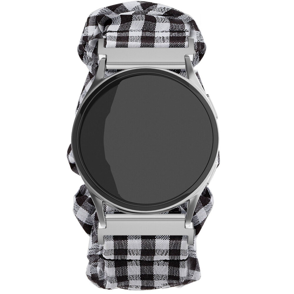 Strap-it® Strap-it Samsung Galaxy Watch 5 44mm Scrunchie Armband (kariert)