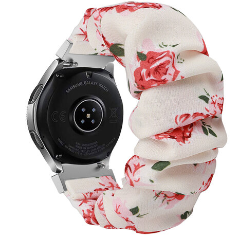 Strap-it® Strap-it Amazfit GTS 2 Scrunchie Armband (Blumen)