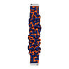 Strap-it® Strap-it Samsung Galaxy Watch 6 - 40mm Scrunchie Armband (Schwarz/Orange/Blau) Strap-it® Strap-it Samsung Galaxy Watch 6 - 40mm Scrunchie Armband (Schwarz/Orange/Blau)