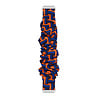 Strap-it® Strap-it Samsung Galaxy Watch 6 - 40mm Scrunchie Armband (Schwarz/Orange/Blau) Strap-it® Strap-it Samsung Galaxy Watch 6 - 40mm Scrunchie Armband (Schwarz/Orange/Blau)