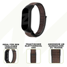Bandz Bandz Xaomi Mi Band 5 / 6 Nylon Loop-band (Schwarz) Bandz Bandz Xaomi Mi Band 5 / 6 Nylon Loop-band (Schwarz)
