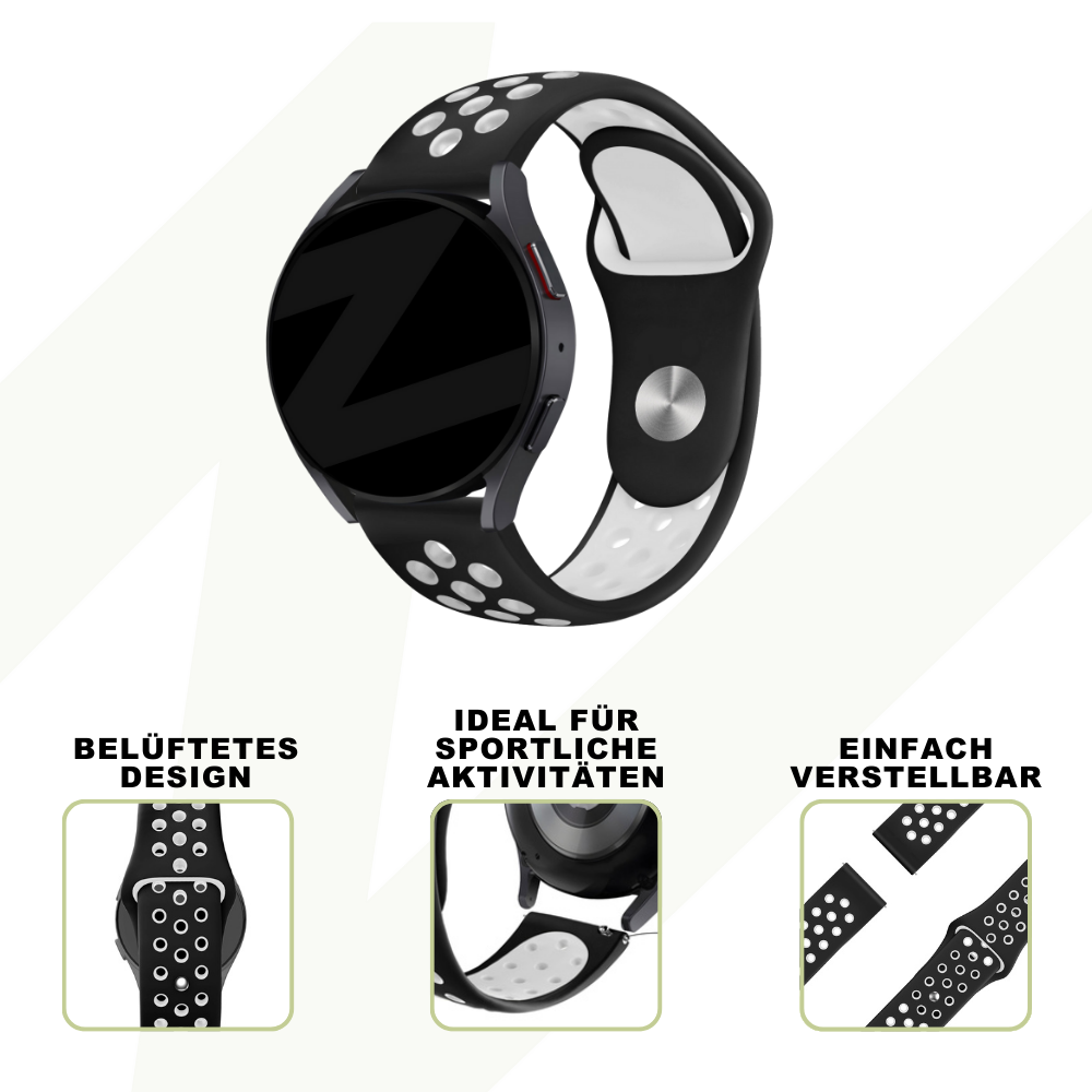 Bandz Bandz Polar Pacer Sport Armband 'Deluxe' (Schwarz/Weiß) Bandz Bandz Polar Pacer Sport Armband 'Deluxe' (Schwarz/Weiß)