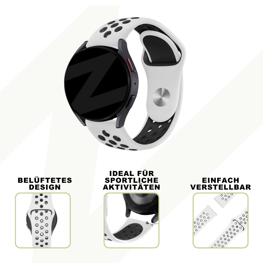Bandz Bandz Coros Apex 2 Sportarmband 'Deluxe' (Weiß/Schwarz) Bandz Bandz Coros Apex 2 Sportarmband 'Deluxe' (Weiß/Schwarz)