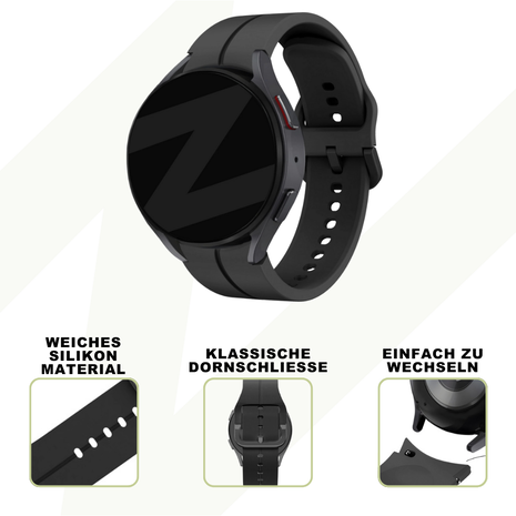Bandz Bandz Samsung Galaxy Watch 7 - 44mm Silikonarmband 'Extreme' (Schwarz) Bandz Bandz Samsung Galaxy Watch 7 - 44mm Silikonarmband 'Extreme' (Schwarz)