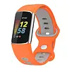 Strap-it® Strap-it Fitbit Charge 5 Sportarmband (Orange/Grau) Strap-it® Strap-it Fitbit Charge 5 Sportarmband (Orange/Grau)