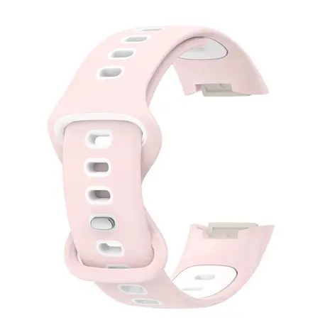 Strap-it® Strap-it Fitbit Charge 5 Sportarmband (Rosa/Weiß) Strap-it® Strap-it Fitbit Charge 5 Sportarmband (Rosa/Weiß)