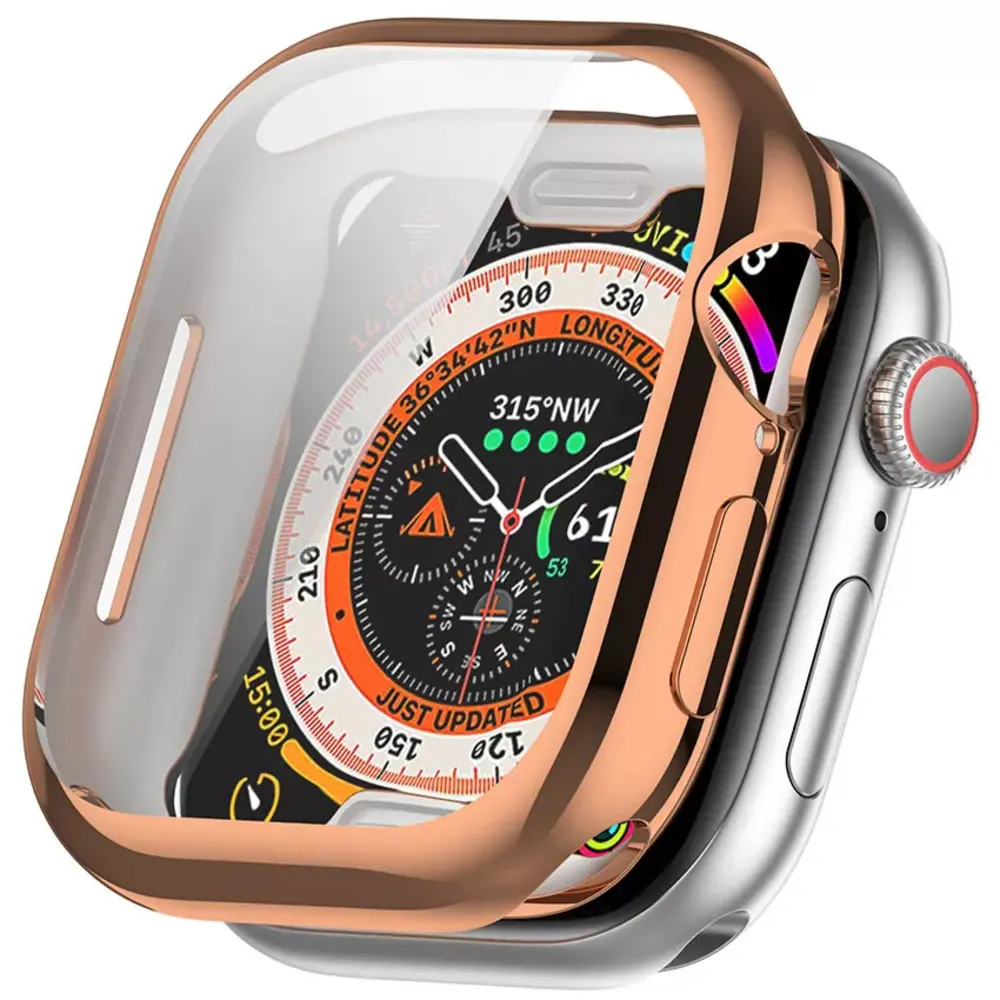 Strap-it® Strap-it Apple Watch 10 - 42mm TPU Hülle (Rose Gold) Strap-it® Strap-it Apple Watch 10 - 42mm TPU Hülle (Rose Gold)