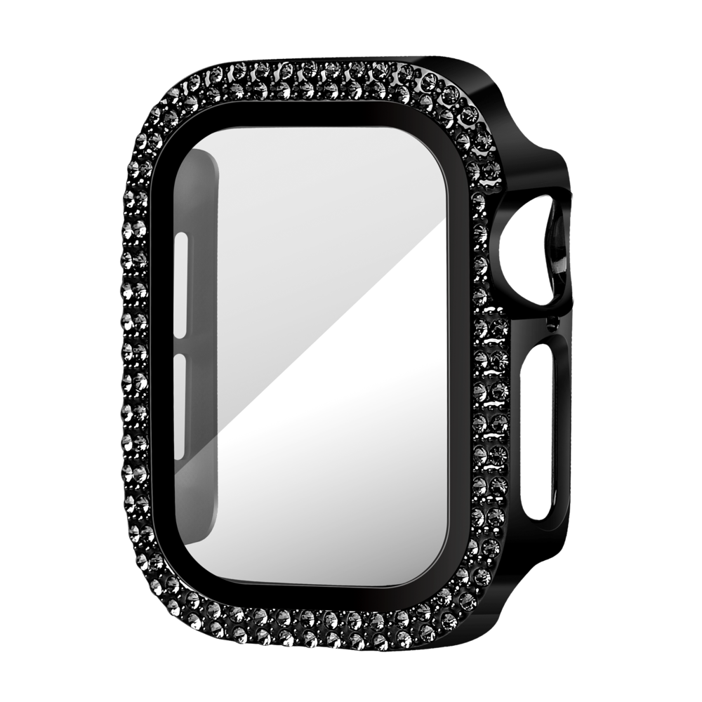 Bandz Bandz Apple Watch 10 - 42mm Diamond Hülle mit Glas (Schwarz) Bandz Bandz Apple Watch 10 - 42mm Diamond Hülle mit Glas (Schwarz)
