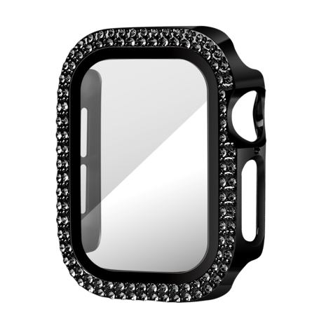 Bandz Bandz Apple Watch 10 - 42mm Diamond Hülle mit Glas (Schwarz) Bandz Bandz Apple Watch 10 - 42mm Diamond Hülle mit Glas (Schwarz)