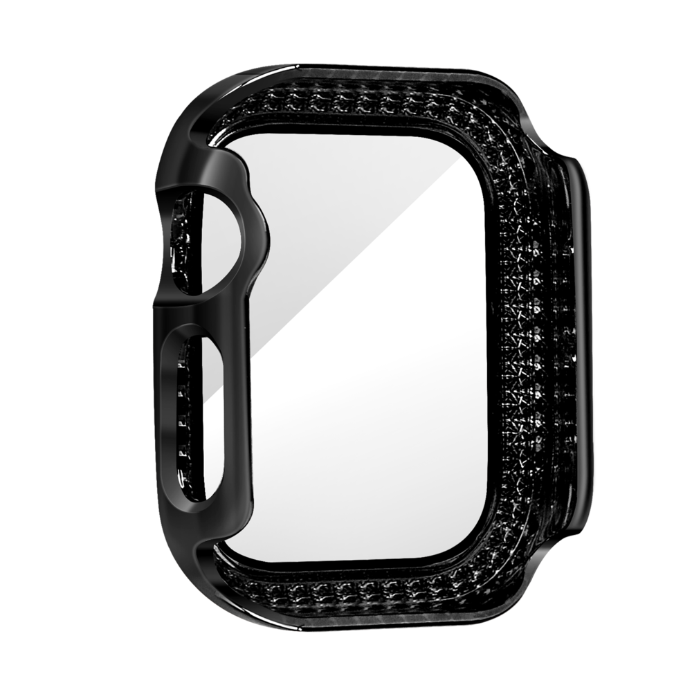 Bandz Bandz Apple Watch 10 - 42mm Diamond Hülle mit Glas (Schwarz) Bandz Bandz Apple Watch 10 - 42mm Diamond Hülle mit Glas (Schwarz)