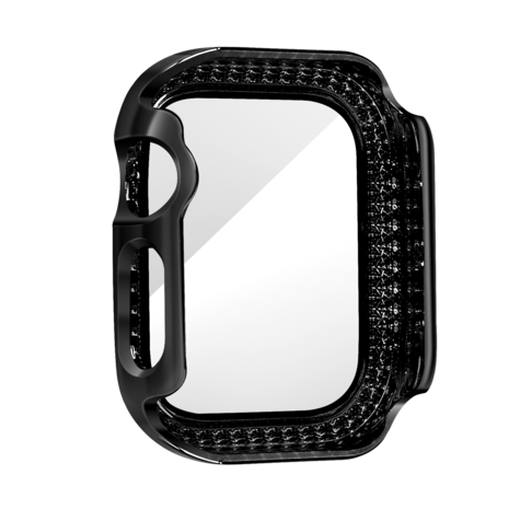 Bandz Bandz Apple Watch 10 - 42mm Diamond Hülle mit Glas (Schwarz) Bandz Bandz Apple Watch 10 - 42mm Diamond Hülle mit Glas (Schwarz)